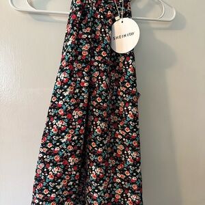 SHEIN floral around the neck tank